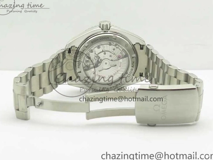 1218 Durable Planet Ocean Professional Ceramic Bezel 45.5mm 1:1 VSF Best Edition Orange Markers on SS Bracelet A8500 Super Clone 8052